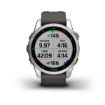 Obrázek Garmin fenix 7s Glass, Silver/ Graphite Silicone Band, EU