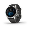 Obrázek Garmin fenix 7s Glass, Silver/ Graphite Silicone Band, EU