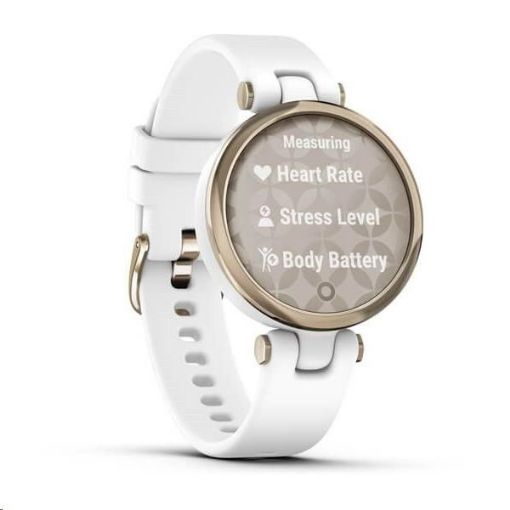 Obrázek Garmin hodinky Lily Sport Cream Gold/White Silicone Band, EU