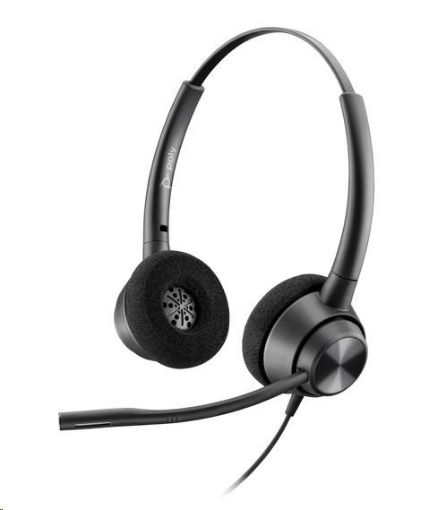 Obrázek Poly EncorePro 320 with Quick Disconnect Binaural Headset TAA