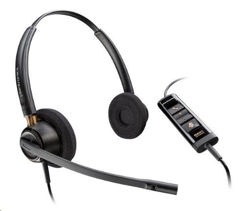 Obrázek Poly EncorePro 525 Microsoft Teams Certified Stereo with USB-A Headset