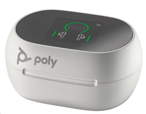 Obrázek Poly Voyager Free 60+ MS Teams bluetooth headset, BT700 USB-A adaptér, dotykové nabíjecí pouzdro, bílá