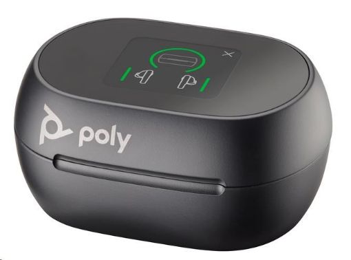 Obrázek Poly Voyager Free 60+ MS Teams bluetooth headset, BT700 USB-C adaptér, dotykové nabíjecí pouzdro, černá