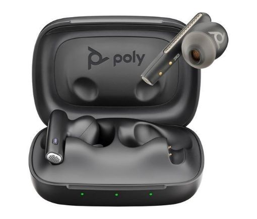 Obrázek Poly Voyager Free 60 MS Teams bluetooth headset, BT700 USB-A adaptér, nabíjecí pouzdro, černá