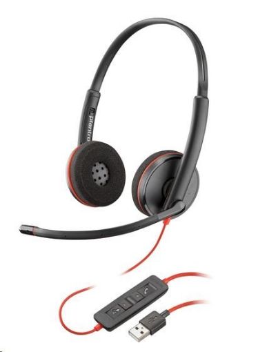 Obrázek Poly Blackwire 3220 náhlavní souprava, USB-A, stereo