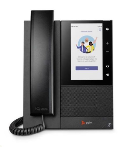 Obrázek Poly CCX 505 firemní multimediální telefon, Microsoft Teams, PoE