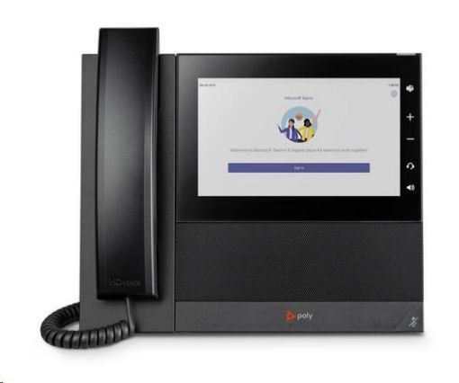 Obrázek Poly CCX 600 multimediální telefon pro Microsoft Teams s podporou technologie PoE