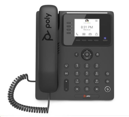 Obrázek Poly CCX 350 firemní multimediální telefon, Microsoft Teams, PoE