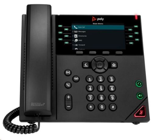 Obrázek Poly VVX 450 12linkový IP telefon s podporou technologie PoE