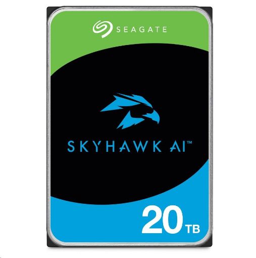 Obrázek SEAGATE HDD 20TB SKYHAWK AI, 3.5", SATAIII, Cache 256MB, s R/V Senzorem