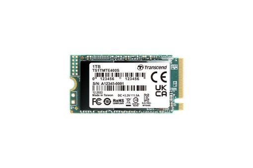 Obrázek TRANSCEND SSD 400S 256GB, M.2 2242,PCIe Gen3x4, NVMe, 3D TLC, bez DRAM