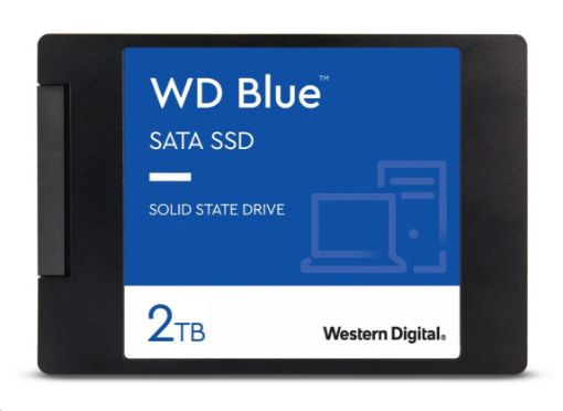 Obrázek WD BLUE SSD 3D NAND WDS200T3B0A 2TB SATA/600, (R:560, W:530MB/s), 2.5"