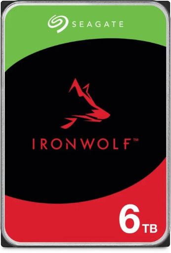 Obrázek SEAGATE HDD 6TB IRONWOLF (NAS), 3.5", SATAIII, 5400 RPM, Cache 256MB, CMR