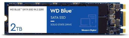 Obrázek WD BLUE SSD 3D NAND WDS200T3B0B  2TB M.2 SATA, (R:560, W:530MB/s)