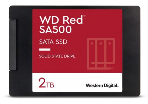 Obrázek WD RED SSD 3D NAND WDS200T2R0A 2TB SATA/600, (R:560, W:530MB/s), 2.5"