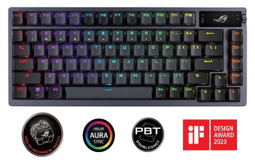 Obrázek ASUS klávesnice ROG AZOTH, mechanická, Bluetooth, US, černá