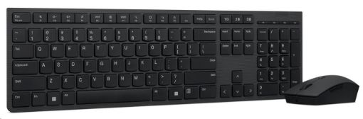 Obrázek LENOVO klávesnice a myš bezdrátová Professional Wireless Rechargeable Keyboard and Mouse Combo - Czech/Slovak