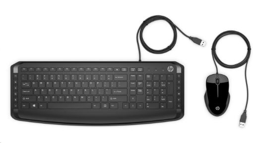 Obrázek HP Wired Keyboard & Mouse 200 EN - Klávesnice a myš