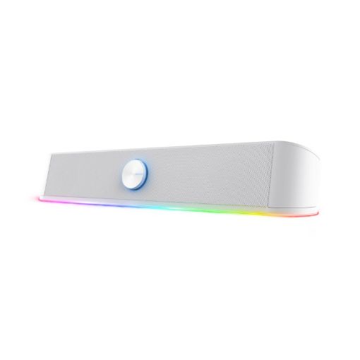 Obrázek TRUST reproduktor GXT 619W Thorne RGB Illuminated Soundbar, bílá