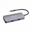 Obrázek VERBATIM Hub USB-C Pro Multiport 5 Port, 2x USB 3.2, 1x USB-C, HDMI, RJ45, šedá