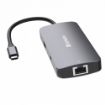 Obrázek VERBATIM Hub USB-C Pro Multiport 5 Port, 2x USB 3.2, 1x USB-C, HDMI, RJ45, šedá