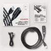 Obrázek AXAGON ADR-310, USB 3.2 Gen 1 A-M -> A-F aktivní prodlužovací / repeater kabel, 10m