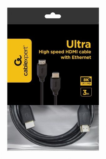 Obrázek GEMBIRD Kabel CABLEXPERT HDMI 2.1, 8K, M/M, 3m, černý