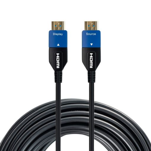 Obrázek PREMIUMCORD Ultra High Speed HDMI 2.1 optický kabel 8K@60Hz 4K@120Hz 20m zlacený