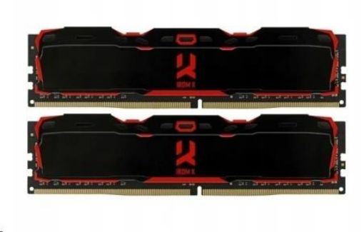 Obrázek GOODRAM DIMM DDR4 32GB (Kit of 2) 3200MHz CL16 IRDM X, Černá