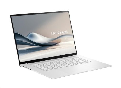 Obrázek ASUS NTB Zenbook S (UM5606WA-OLED253X), AI9-HX370, 16" 2880 x 1800, 32GB, 1TB SSD, Radeon, W11 Pro, White