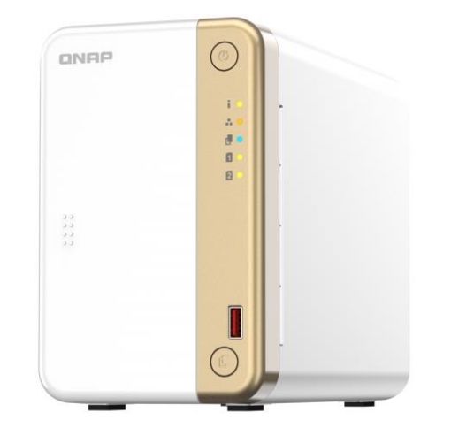 Obrázek QNAP TS-262-4G (2C/CeleronN4505/2,9GHz/4GBRAM/2xSATA/2xM.2/1x2,5GbE/2xUSB2.0/2xUSB3.2/1xPCIe/1xHDMI)