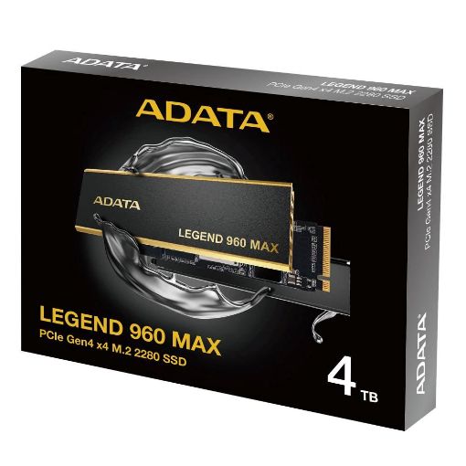 Obrázek ADATA SSD 4TB LEGEND 960 MAX, PCIe Gen4 x4, M.2 2280, (R:7400/ W:6800MB/s)