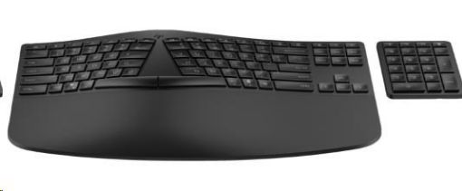 Obrázek HP 960 Black Ergonomic Wireless Keyboard - bezdrátová ergonomická klávesnice CZ/SK