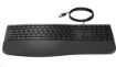 Obrázek HP 480 Comfort Wired Keyboard - drátová ergonomická klávesnice CZ/SK