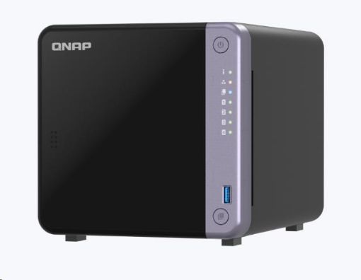 Obrázek QNAP TS-432X-4G (4C/AlpineAL524/2,0GHz/4GBRAM/4xSATA/2x2,5GbE/1xSFP+/2xUSB3.2/1xPCIe)