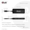 Obrázek Club3D hub MST USB-C na 3xDisplayPort, Single: 8K30Hz, Triple: 4K60Hz