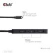 Obrázek Club3D hub MST USB-C na 3xDisplayPort, Single: 8K30Hz, Triple: 4K60Hz