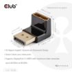 Obrázek Club3D Adaptér DisplayPort na DisplayPort 1.4, 4K120Hz, 8K30Hz, 90°