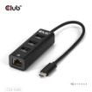 Obrázek Club3D hub USB-C 3.2 na 3xUSB-A 3.2 + RJ45 1Gbps