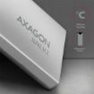 Obrázek AXAGON EEM2-UG2, USB-C 10Gbps - M.2 NVMe SSD ARROW box, stříbrný