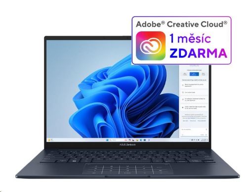 Obrázek ASUS NTB Zenbook 14 OLED (UX3405MA-OLED165X), Ultra 7-155H, 14" 2880 x 1800, 16GB, 1TB SSD, Intel Arc, W11 Pro, Blue