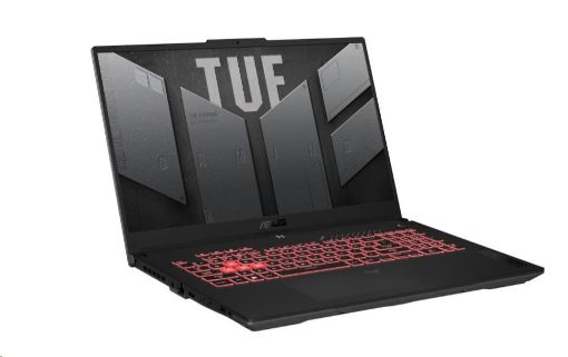 Obrázek ASUS NTB TUF Gaming A17 (FA707NU-LL082W), R7-7735HS, 17.3" 2560 x 1440, 16GB, 1TB SSD, NVIDIA RTX 4050, W11 Home, Gray