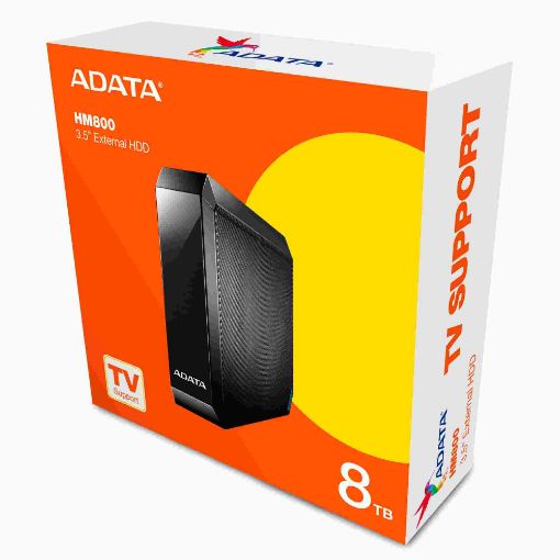 Obrázek ADATA Externí HDD 8TB HM800, USB Micro-B, USB 3.2, černá