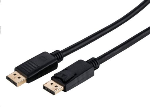 Obrázek kabel C-TECH DisplayPort 1.2, 4K@60Hz, M/M, 3m