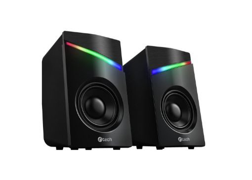 Obrázek C-TECH reproduktory SPK-15, 2.0, RGB, černá