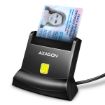 Obrázek AXAGON CRE-SM4N, USB-A StandReader čtečka kontaktních karet Smart card (eObčanka), kabel 1.3m