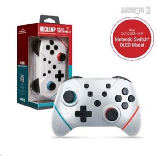 Obrázek Armor3 NuChamp Wireless Controller for Nintendo Switch (White)