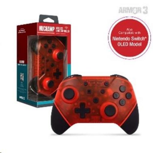 Obrázek Armor3 NuChamp Wireless Controller for Nintendo Switch (Ruby Red)