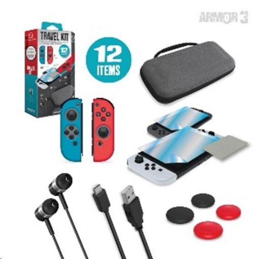 Obrázek Armor3 Nintendo Switch/OLED Travel Kit