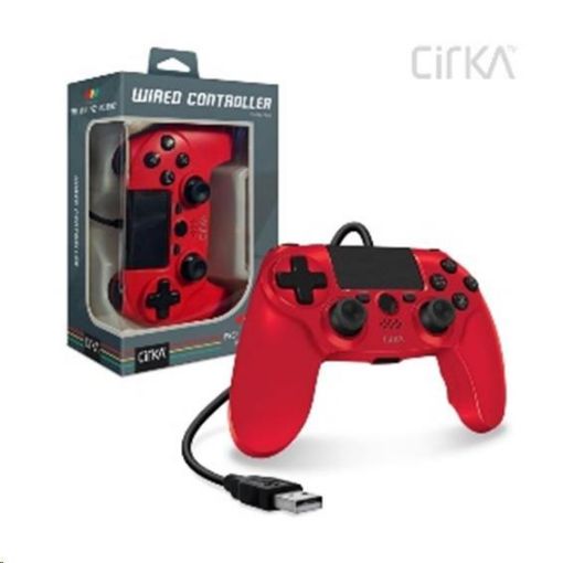 Obrázek Cirka NuForce Wired Game Controller for PS4/PC/Mac (Red)